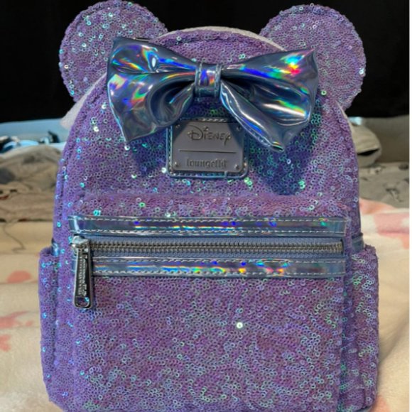 Celebration Sequin Loungefly Backpack - Picture 1 of 6
